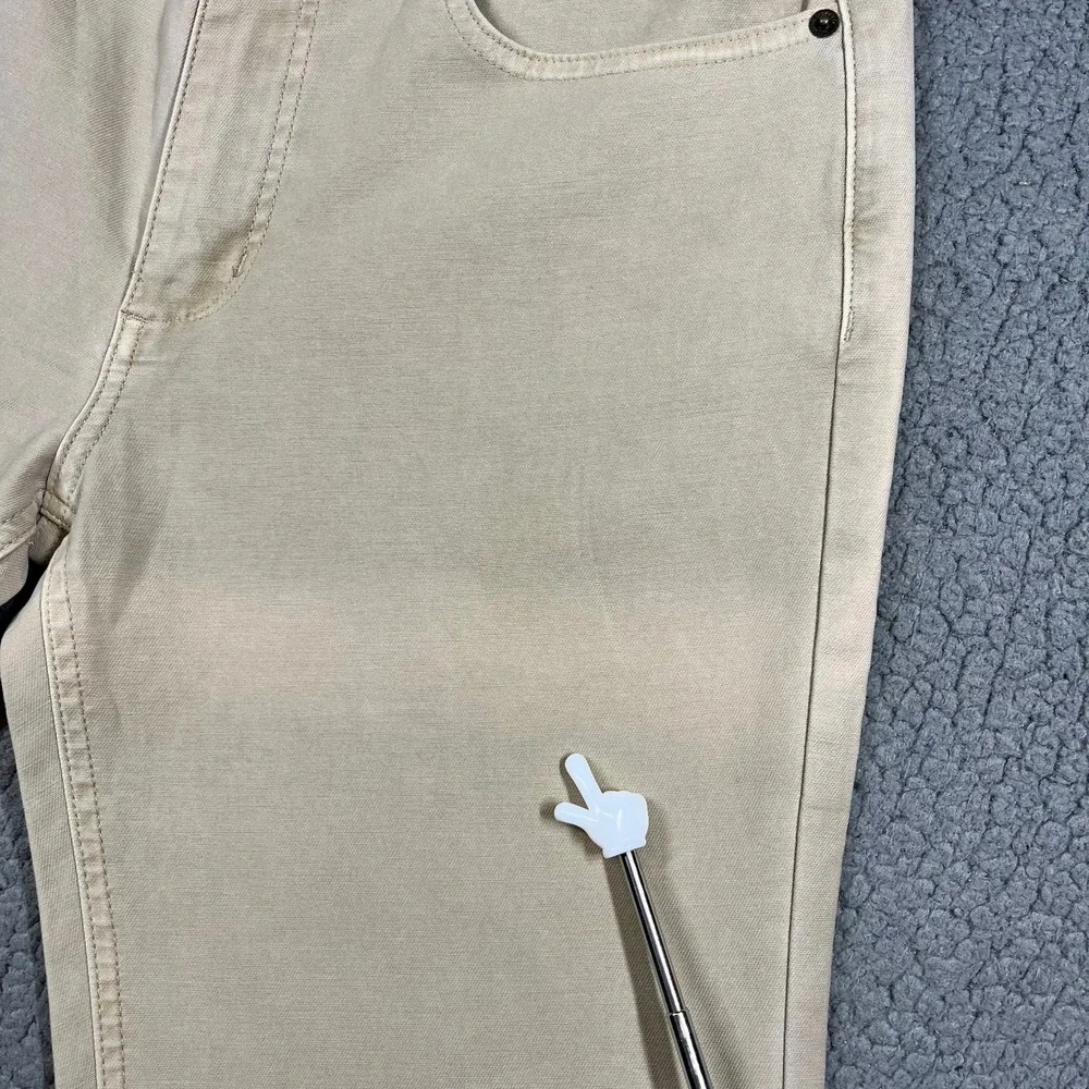 Marine Layer Flex Terry Pant Slim Straight Khaki Tan 32x32 NWT MRSP $148